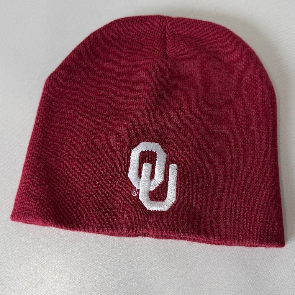 OU Maroon Beanie